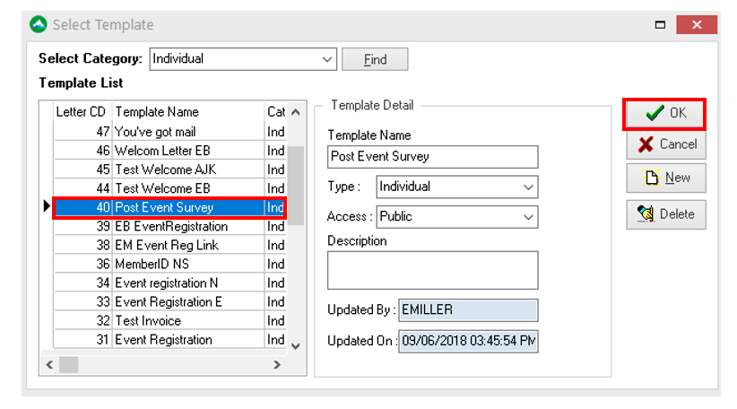 Euclid Quick Letter Select