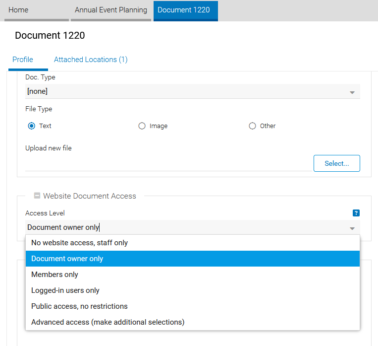 Document Access