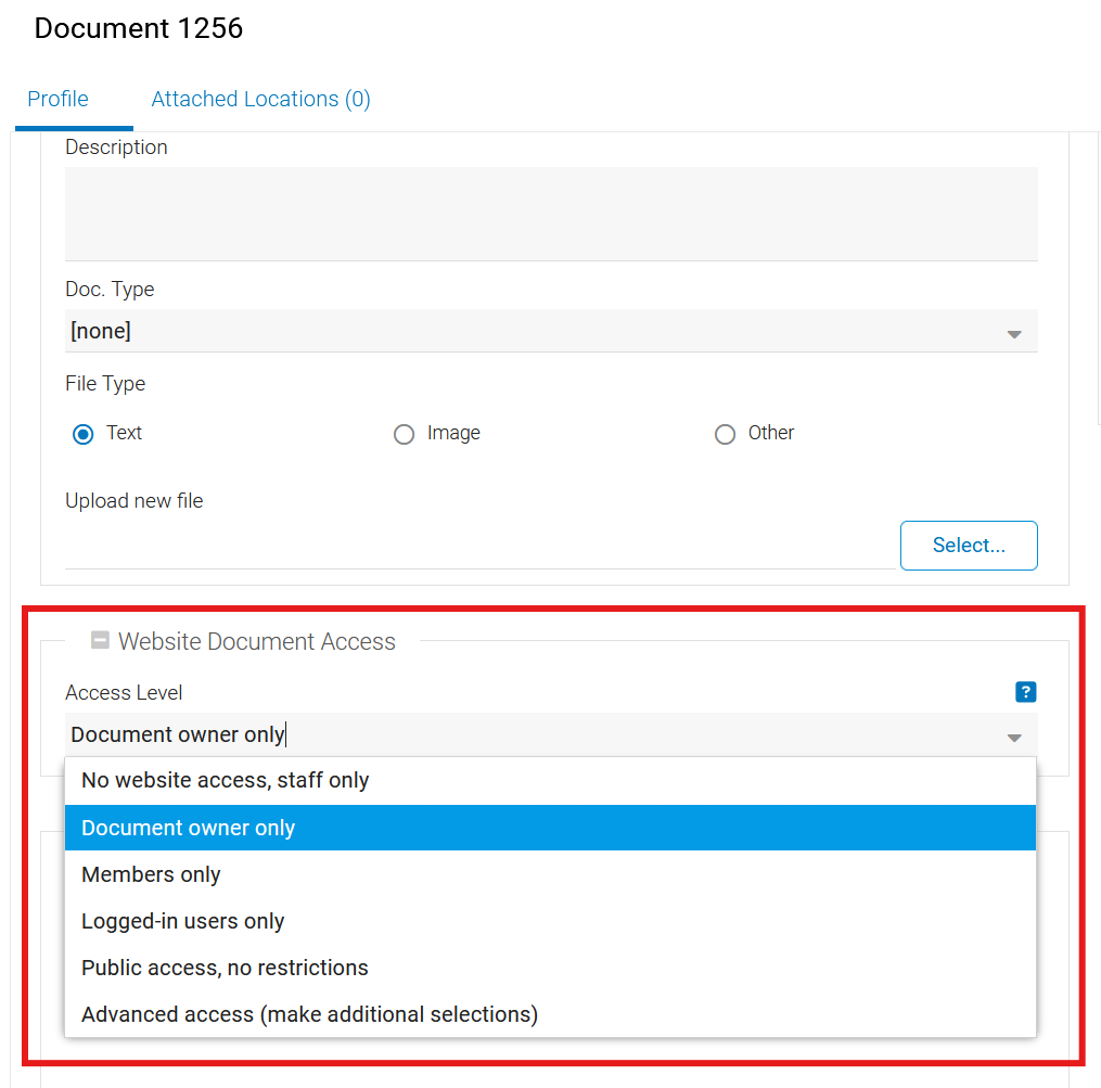 Document Access