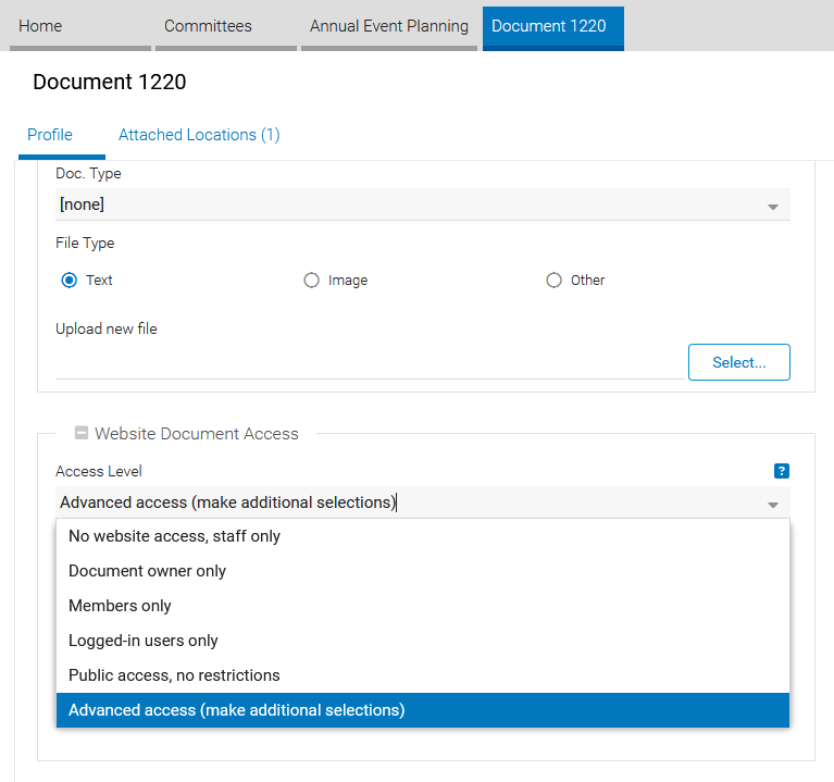 Document Access