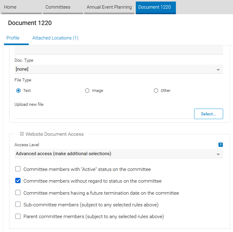 Document Access